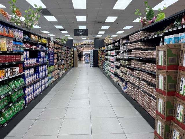 Pasta and rice aisle at Richdens SUPERSPAR
